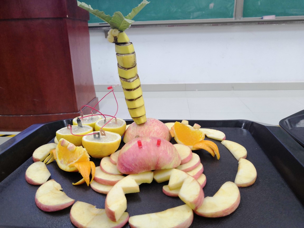 材料工程系第一届水果电池设计制造大赛圆满结束